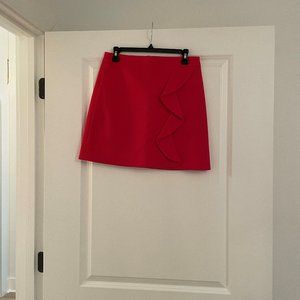 Women's Red J.CREW Skirt